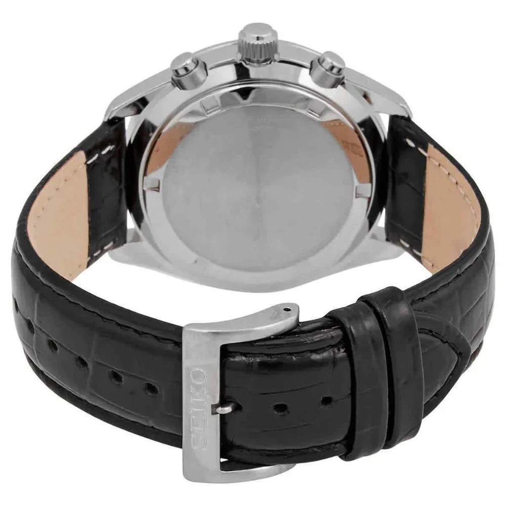 Seiko Champagne Leather Mens Watch! NEW